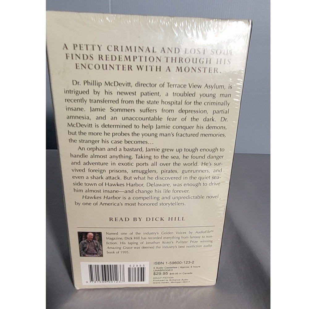 S.E. Hinton Hawkes Harbor Unabridged Audiobook‎ on 5 Cassettes Brilliance Audio - Picture 3 of 6